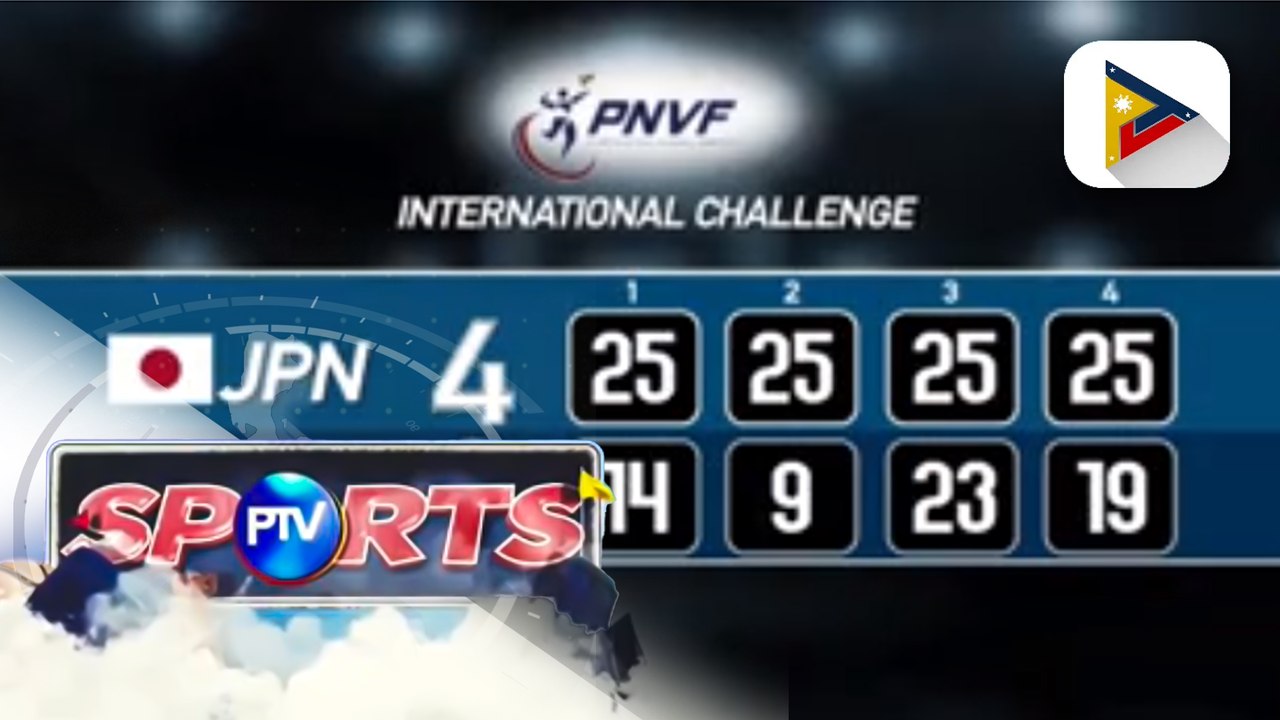PH women's volleyball team, bigo kontra Japan at Thailand