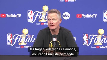 Download Video: Warriors - Kerr compare Steph Curry à Roger Federer