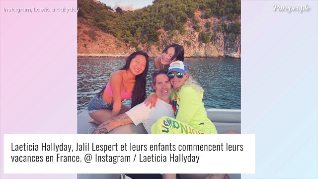 Laeticia Hallyday et Jalil Lespert : Après DJ Snake, ils s'éclatent en amoureux devant Elton John