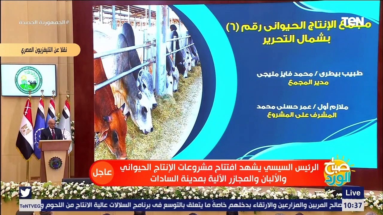 الرئيس السيسي يشهد افتتاح عدة مشروعات عبر الفيديو كونفرانس