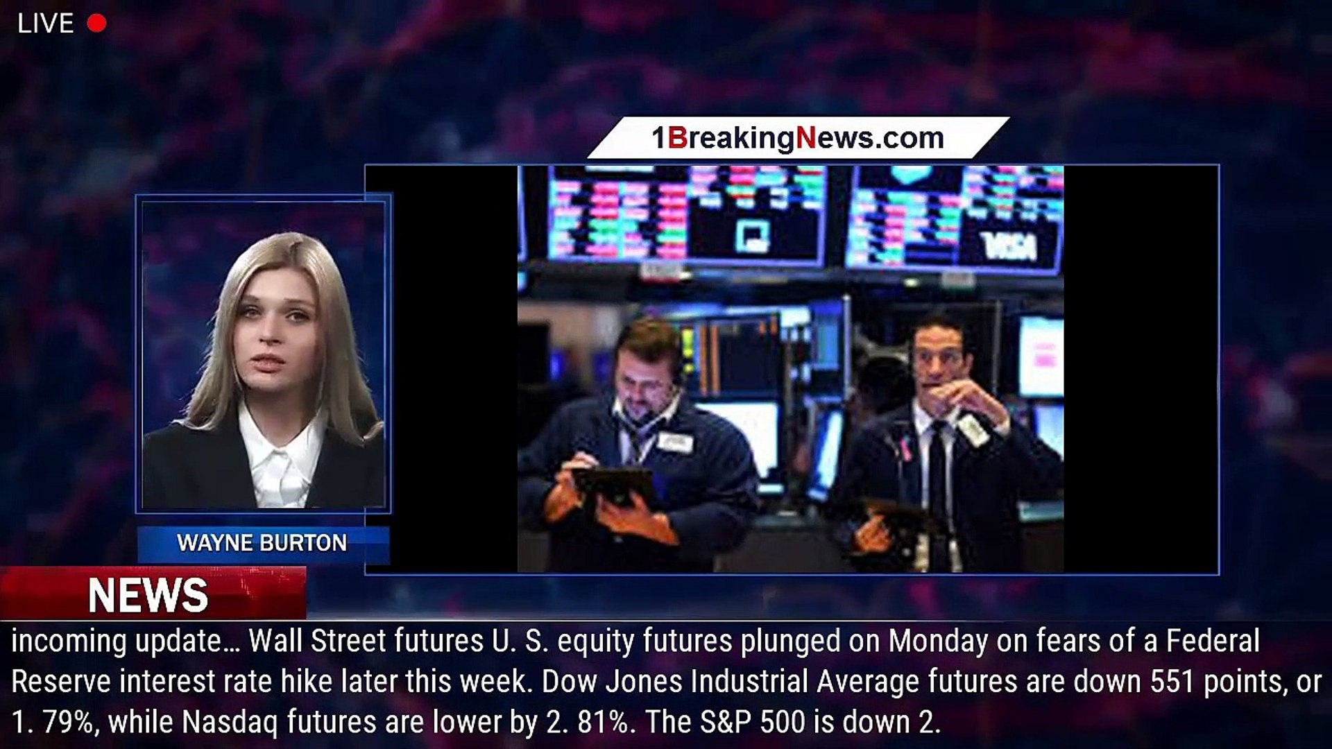 Dow Jones, S&P, Nasdaq continue fall ahead of Federal Reserve policy this LIVE U - 1br - video Dailymotion
