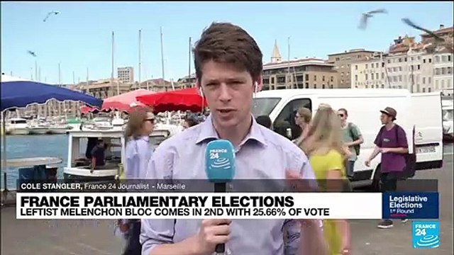 French legislative elections: Leftist Melenchon bloc comes in 2nd with 25,66% of vote