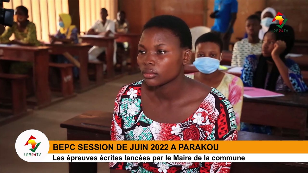 BEPC SESSION DE JUIN 2022: LE MAIRE DE PARAKOU LANCE OFFICIELLEMENT LES ÉPREUVES ÉCRITES