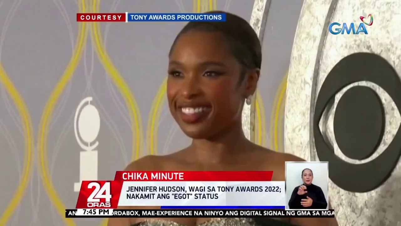 Jennifer Hudson, wagi sa Tony Awards 2022; nakamit ang "EGOT" status | 24 Oras