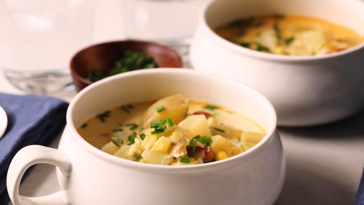 How to Make Lobster & Corn Chowder