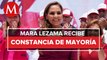 Entregan constancia de mayoría a Mara Lezama; ya es gobernadora electa de QRoo