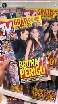Bruna Gomes reage às tangas nas capas de revista.