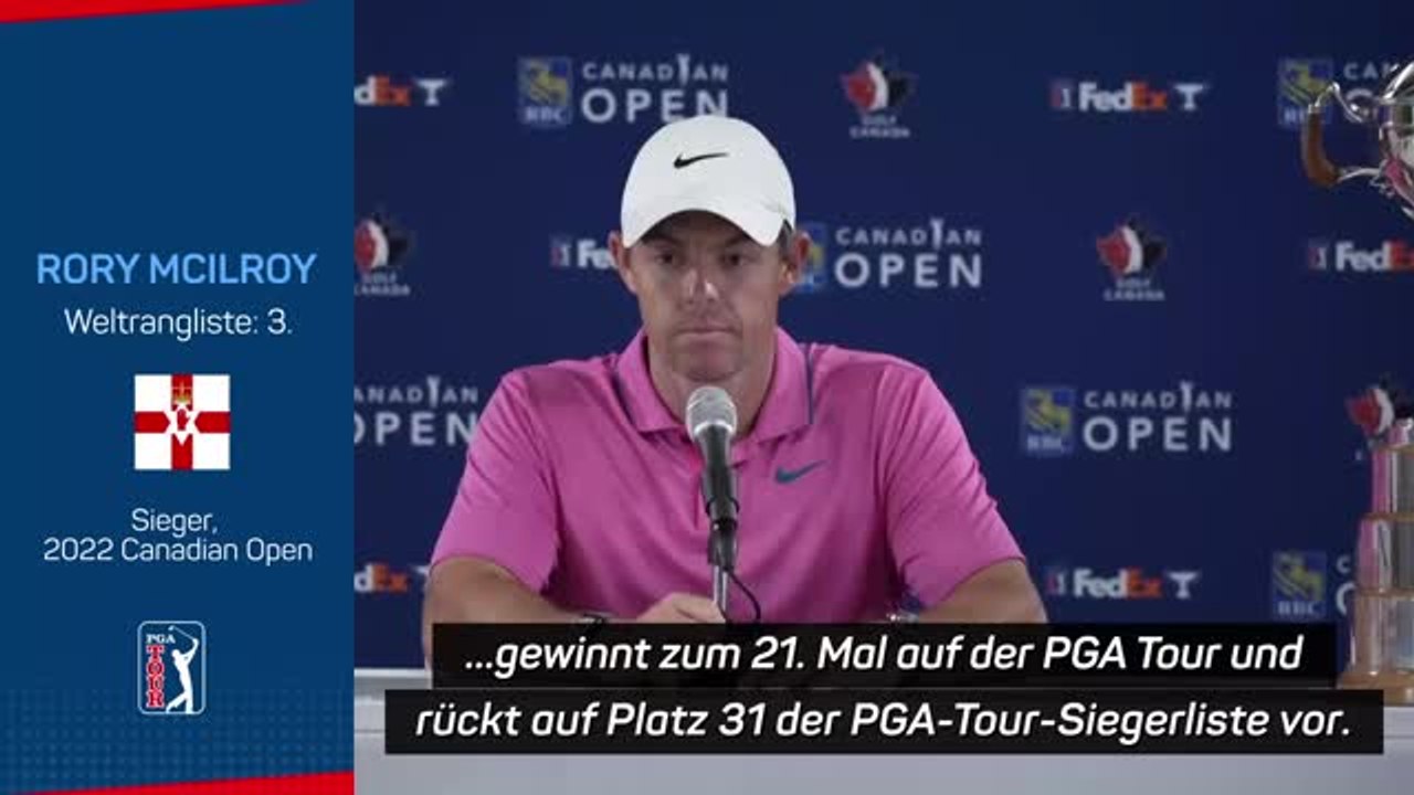McIlroy überholt Norman: 'War besonders motiviert'