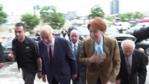 Akşener, Saadet Partisi Genel Başkanı Karamollaoğlu'nu Ziyaret Etti