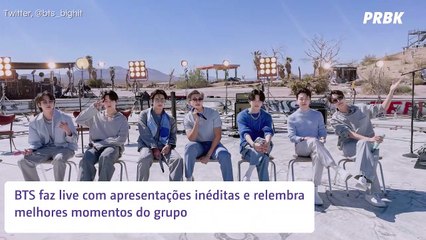 BTS faz live com apresentações inéditas e relembra melhores momentos do grupo