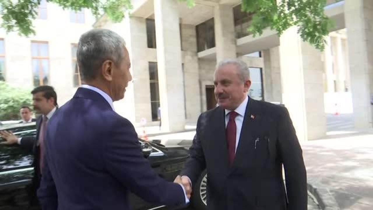 TBMM Başkanı Şentop, Malezya Temsilciler Meclisi Başkanı Harun ile görüştü