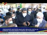 Presidente Nicolás Maduro realiza recorrido por el Parque Tecnológico de Pardis en Teherán