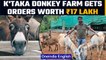 Karnataka: Man starts donkey farm, gets milk orders worth ₹17 lakh | Oneindia News *News