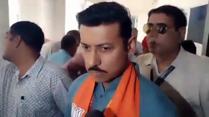 कांग्रेस सत्याग्रह के नाम पर नाटक करती है और इनके लीडर ड्रामेबाज हैं-राज्यवर्धन