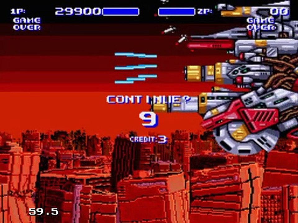 Aero Blasters (Japan), Sega, Genesis, Mega Drive