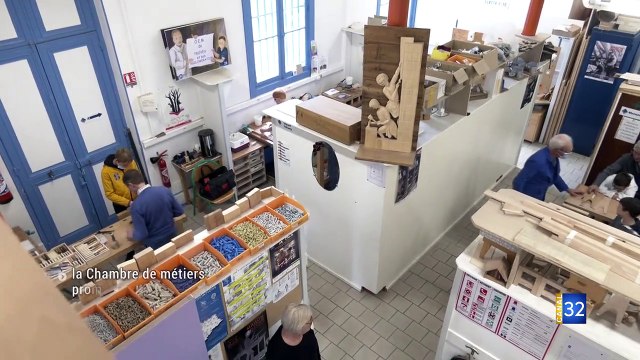 Visite des ateliers de l'Outil en Main de Troyes CMA-Aube le 8 juin 2022 (reportage Canal32)