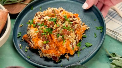 How to Make Savory Sweet Potato Casserole
