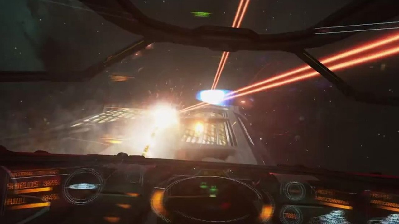 Elite: Dangerous - Ingame-Trailer zeigt Weltraum-Schlacht