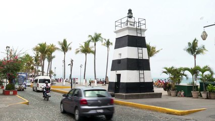 Télécharger la video: Centro descuidado, vandalizan emblemático Faro del malecón | CPS Noticias Puerto Vallarta