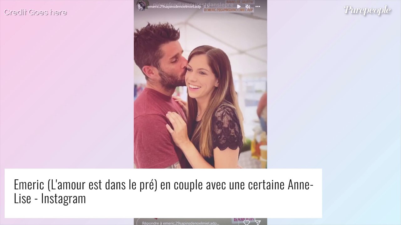 Emeric (L'amour est dans le pré) : sa compagne Anne-Lise, sublime en jupe fendue, fait le show !