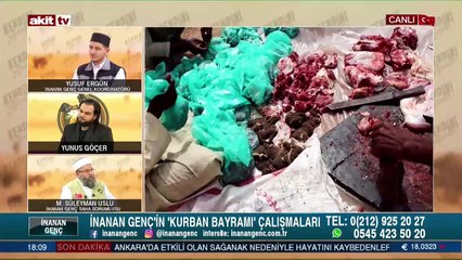 İnanan Genç'in Kurban Bayramı çalışmaları