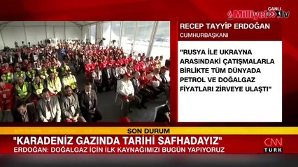Karadeniz gazı için tarihi adım! Erdoğan: 2023'te sistemde olacak