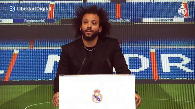 Marcelo rompe a llorar en su despedida del Real Madrid