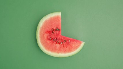 Stop motion animation fruit and vegetables