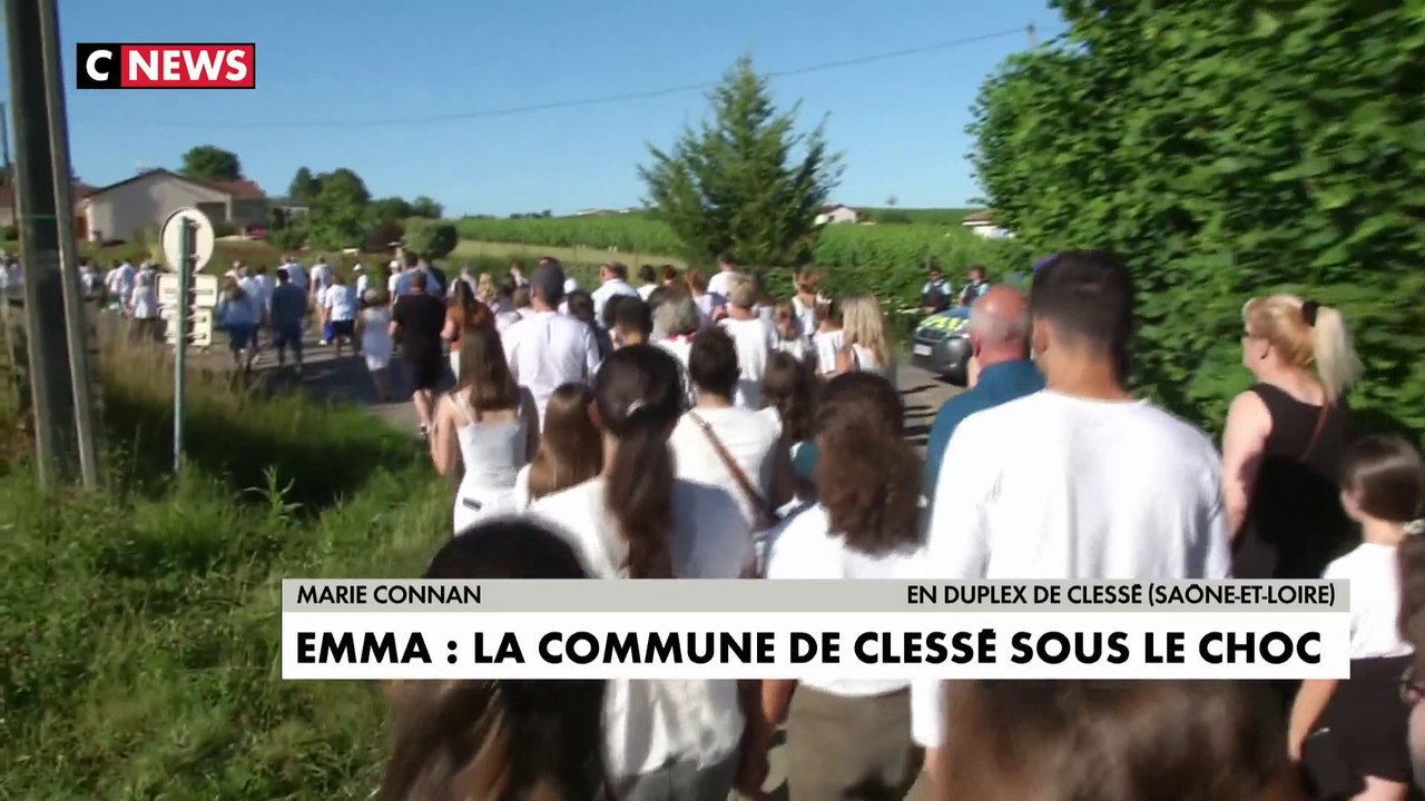 Deux marches blanches à Clessé pour rendre hommage à Emma