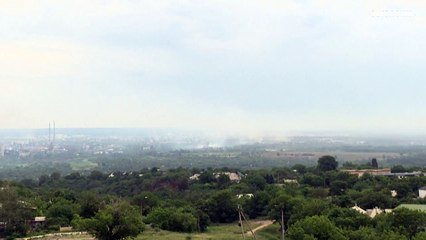 شاهد: المدفعية الروسية تقصف سيفيرودونيتسك