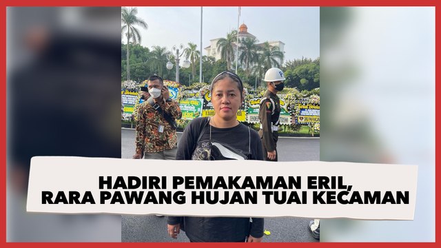 Hadiri Pemakaman Emmeril Kahn Mumtadz, Rara Pawang Hujan Tuai Kecaman Netizen