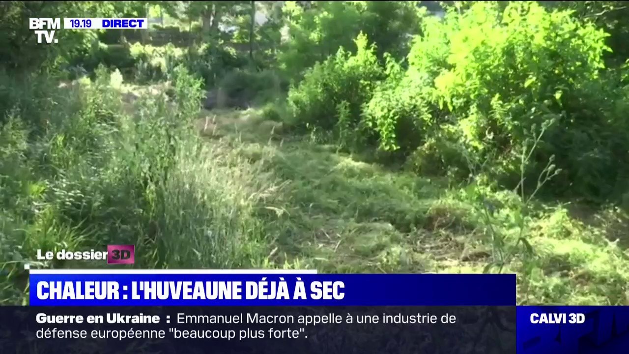 À Auriol, le fleuve Huveaune déjà à sec