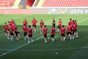 A Milli Futbol Takımı, Litvanya maçı hazırlıklarını sürdürdü