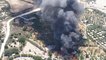 Un spectaculaire incendie ravage une partie du camping du Grau-du-Roi (Gard)