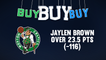 Take Jaylen Brown To Go Over 23.5 Points (-116) Vs. Warriors