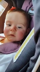 Baby makes it clear which parent she loves more