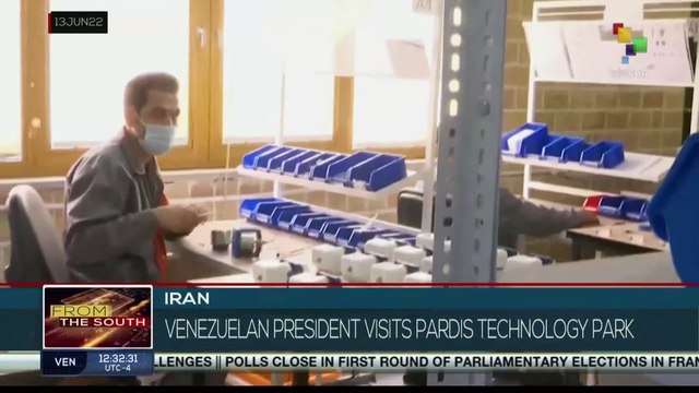 Venezuelan President Nicolas Maduro visits important Iranian technology park
