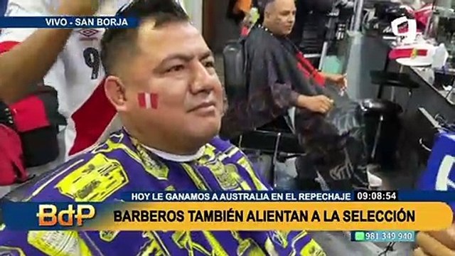 Todo por la selección: hinchas se someten a cortes especiales en aliento a la bicolor