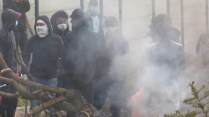 Cierre parcial de vías en primeras horas de movilización social en Ecuador