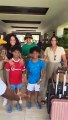 Humorista cubano Boncó Quiñongo se reúne con sus hijos en República Dominicana