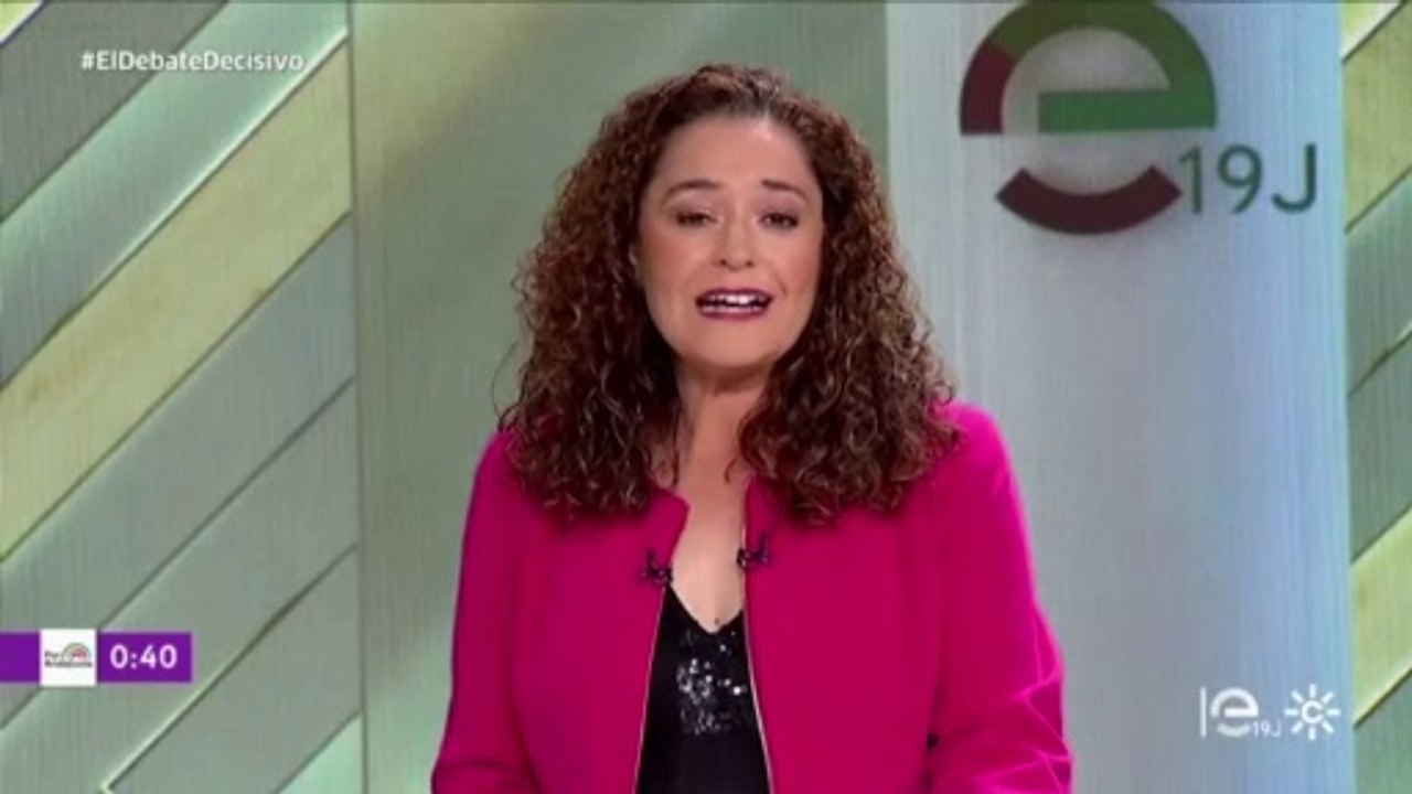Minuto inicial de Inma Nieto (Por Andalucía)