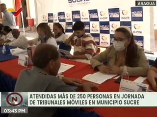 Aragua | Más de mil personas han sido beneficiadas en la Jornada de Tribunales Móviles
