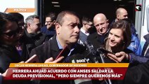Herrera Ahuad acuerdo con Anses saldar la deuda previsional, “pero siempre queremos más”