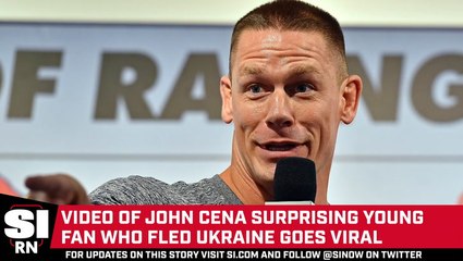 Video of John Cena Surprising Young Fan Who Fled Ukraine Goes Viral