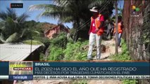 Fuertes lluvias e inundaciones convierten a 2022 en el año con mayor número de fallecidos en Brasil