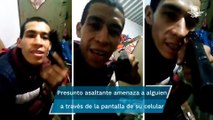 “Te voy a dar unos balazos en las patas para que te quedes tuerto”: Asaltante de Ecatepec