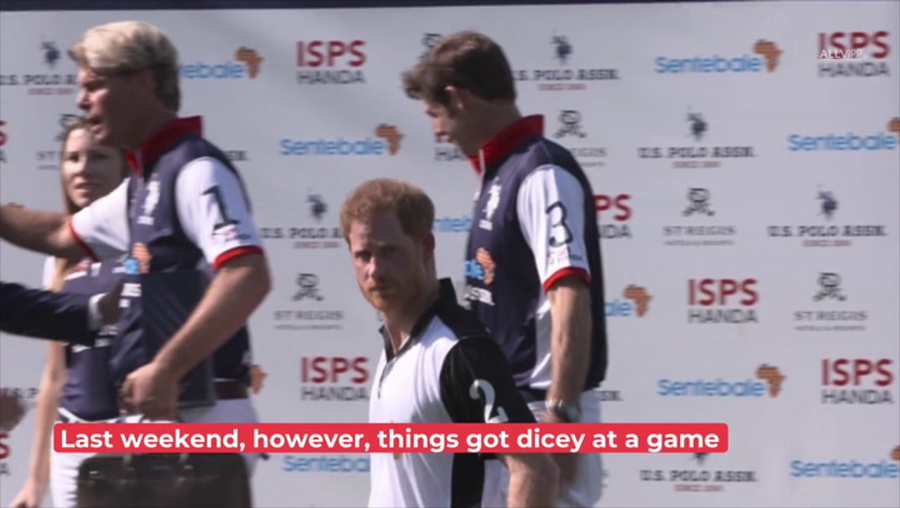 Riding Accident: Prince Harry Falls Off Horse At Polo Tournament