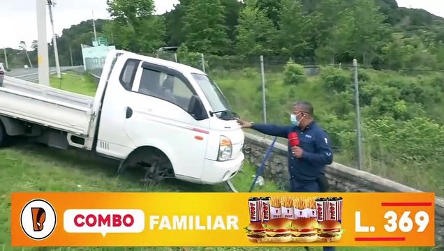 Accidente vial deja pérdidas materiales en la carretera al norte del país