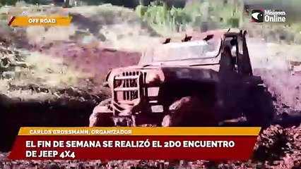 El fin de semana se realizó el 2do encuentro de jeep 4x4