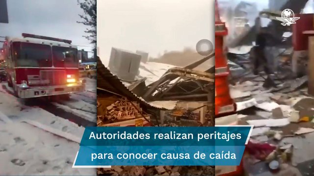 Tras caída de techumbre, se realizan trabajos de rehabilitación en tienda de autoservicio